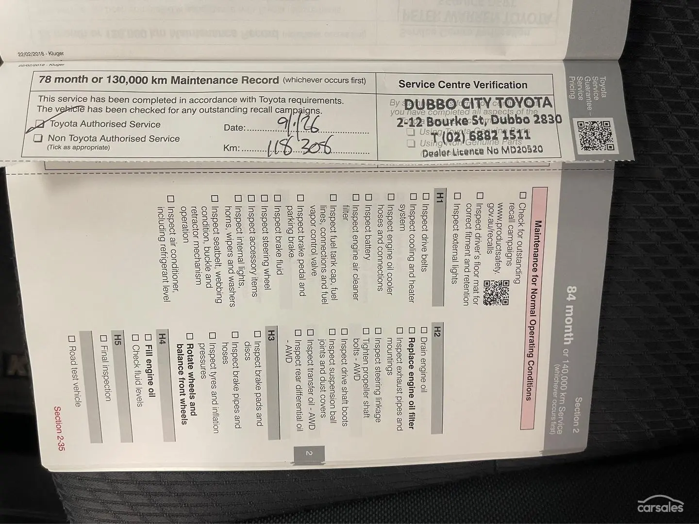 2018 Toyota Kluger Gallery Image 35